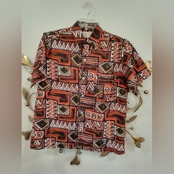 RARE RAYON HAND SCREENED ALOHA SHIRT - Picture 7 of 11